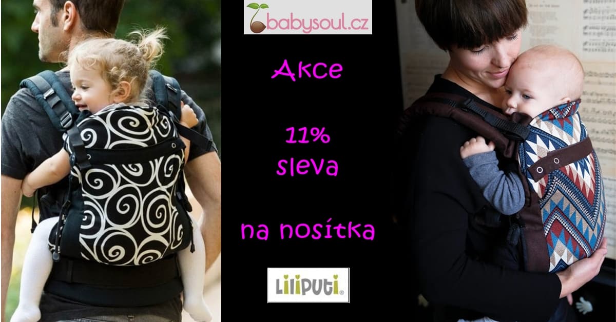 11% sleva na nosítka Liliputi