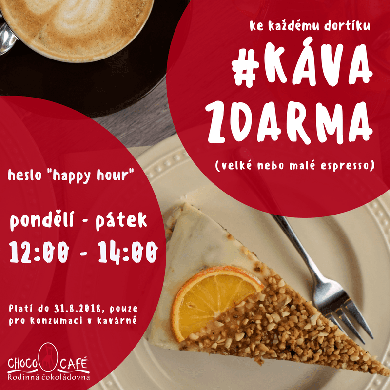Happy Hour v kávárnách Choco Café