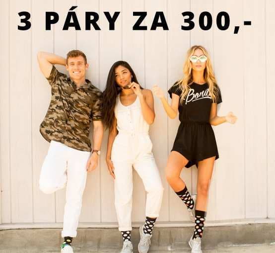 3x Happy Socks za 300 