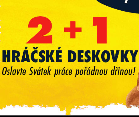 Akce 2+1 na vybrané hry