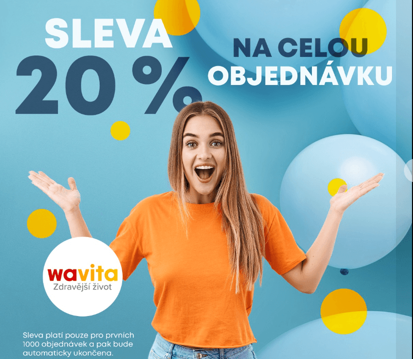 Sleva 20% na nákup nad 799 Kč