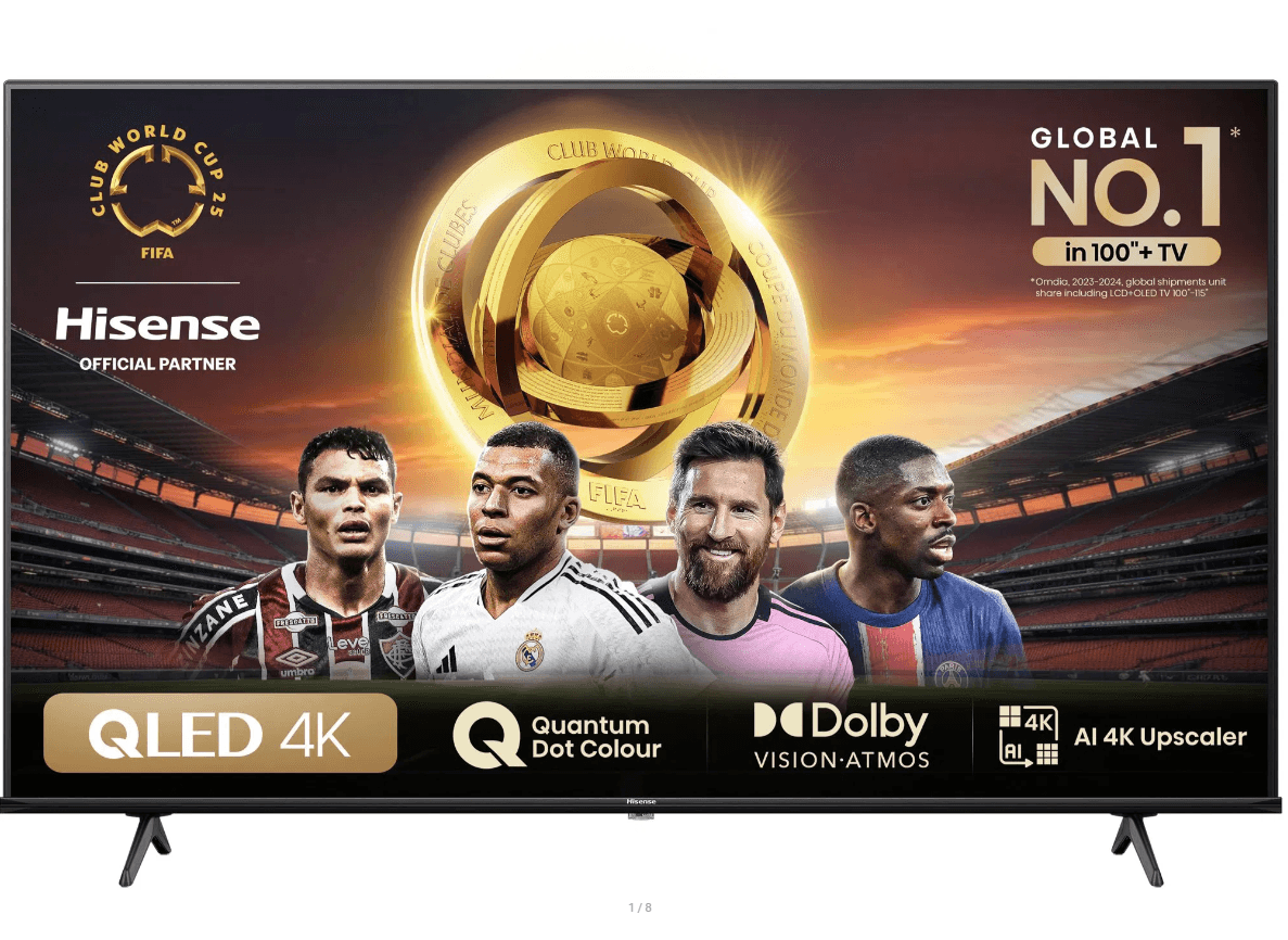 4K Smart TV Atmos 139cm, Hisense