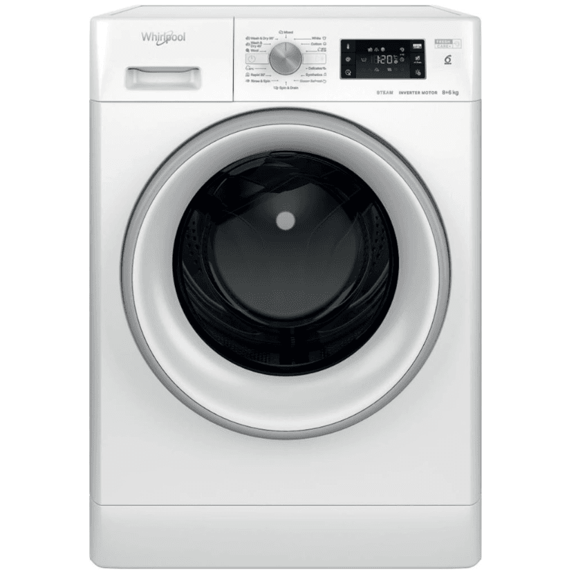 Pračka / Sušička Whirlpool 8/6kg, 1400ot., pára