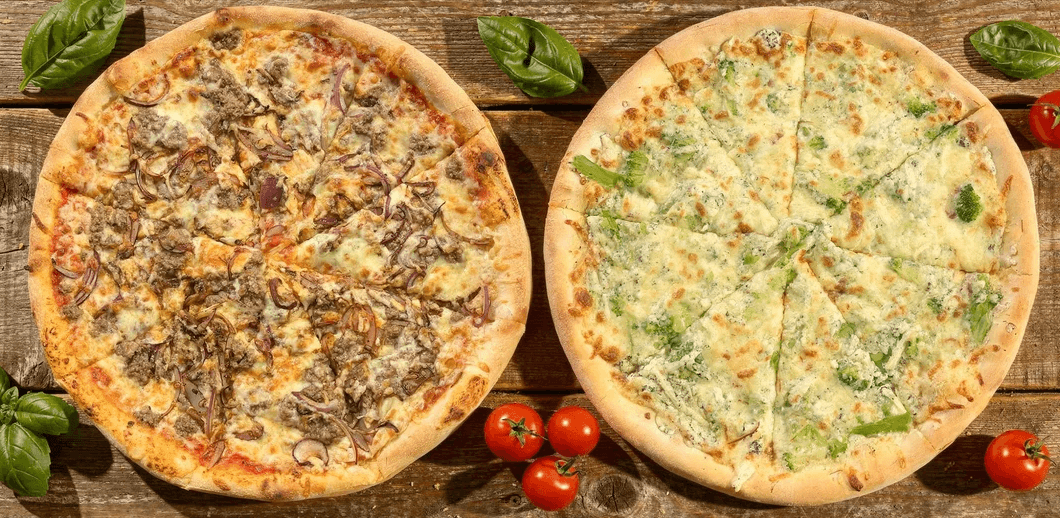Šunková, sýrová nebo s tuňákem: 2 nebo 3 italské pizzy dle vlastního výběru 