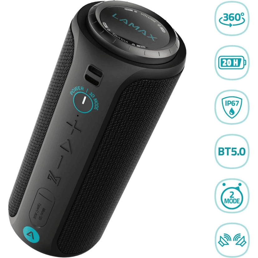 BT reproduktor LAMAX Sounder2, 50W