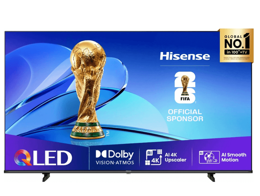 4K QLED Smart TV 164 cm, Atmos, Hisense