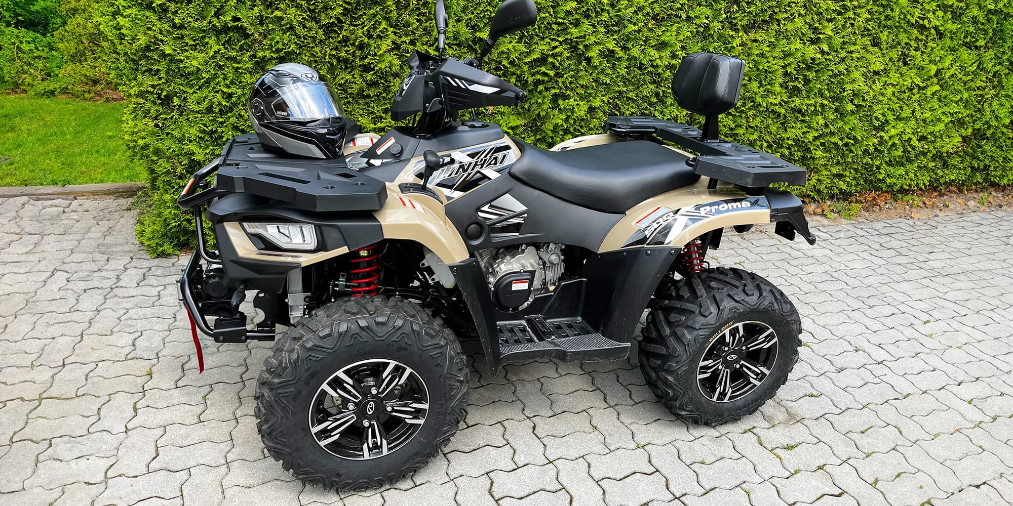 Půjčení čtyřkolky Linhai 500 Pro max pro 1–2 osoby: na den, víkend i celý týden