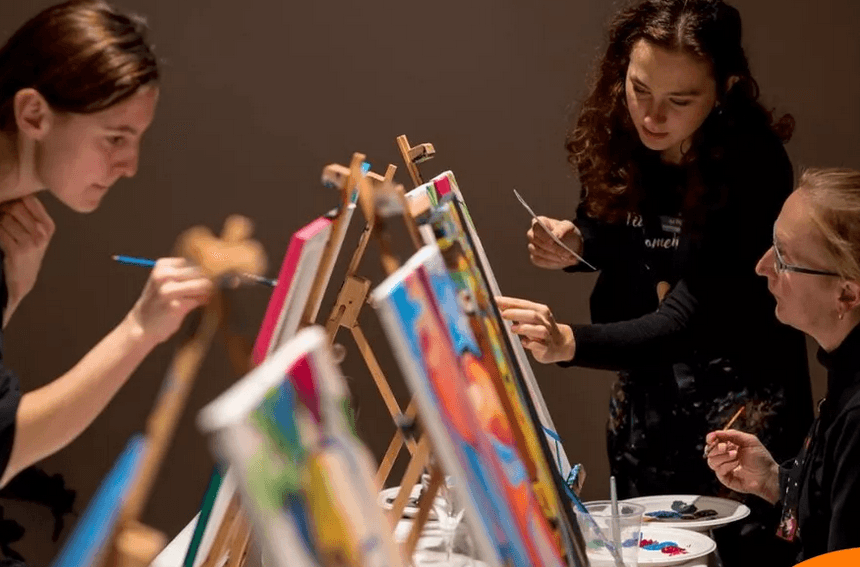 Malování & Degustace: Kreativní večer plný chutí