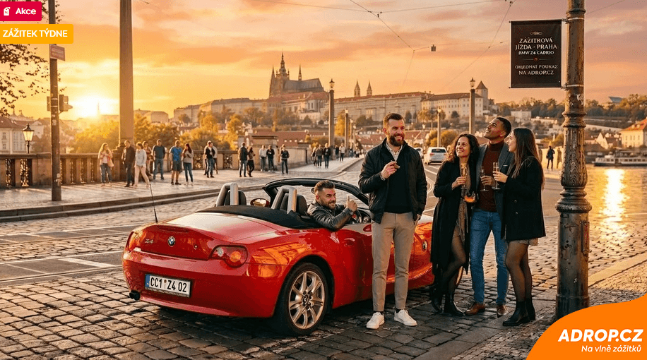 Zážitková jízda Prahou v BMW Z4 cabrio
