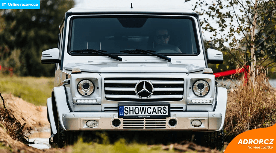 Zážitková offroad jízda ve voze Mercedes-Benz G