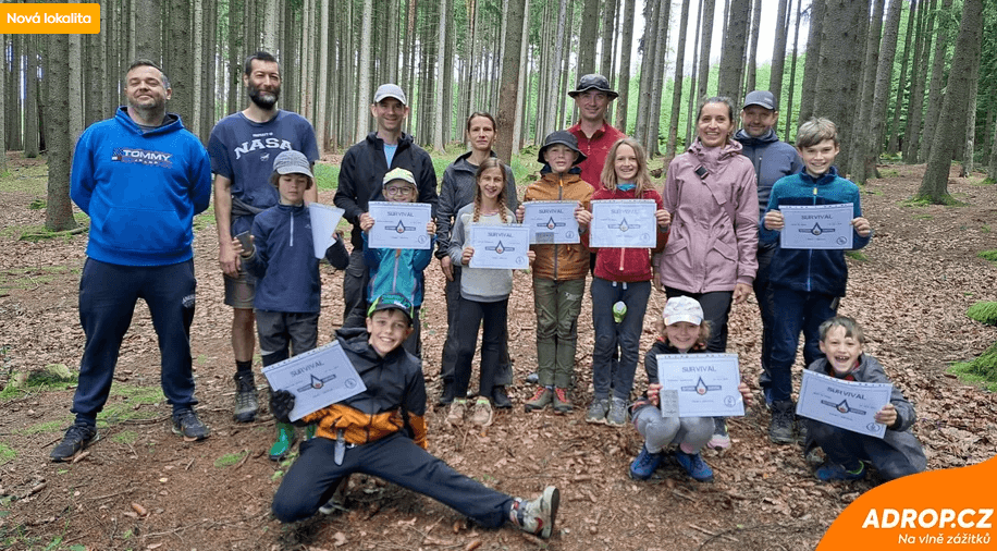 Family Survival: Kurz přežití v přírodě pro děti