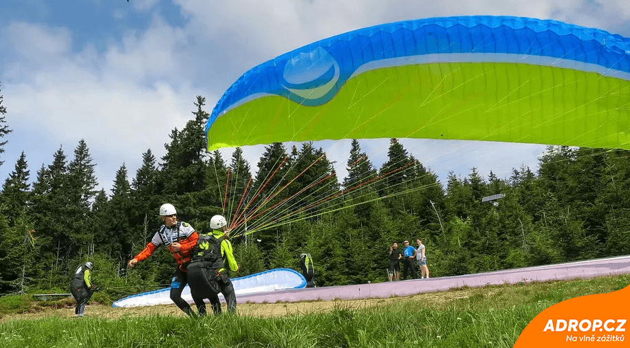 Tandem paragliding pro 2 osoby