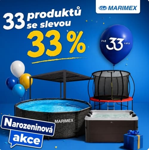 Marimex - sleva 33% na 33 vybraných produktů