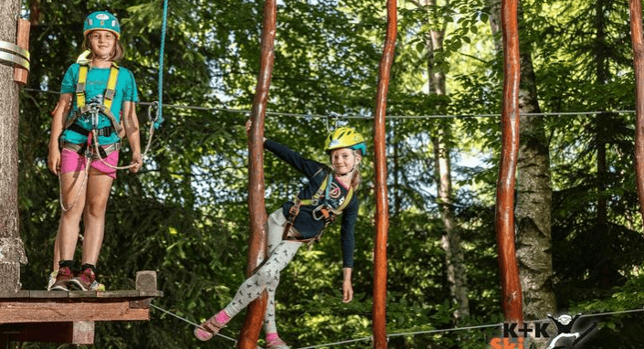 Lesní lanový park - překonejte až 36 překážek