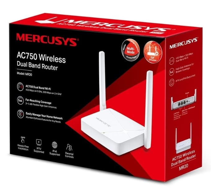 WiFi 5 dual router Mercusys