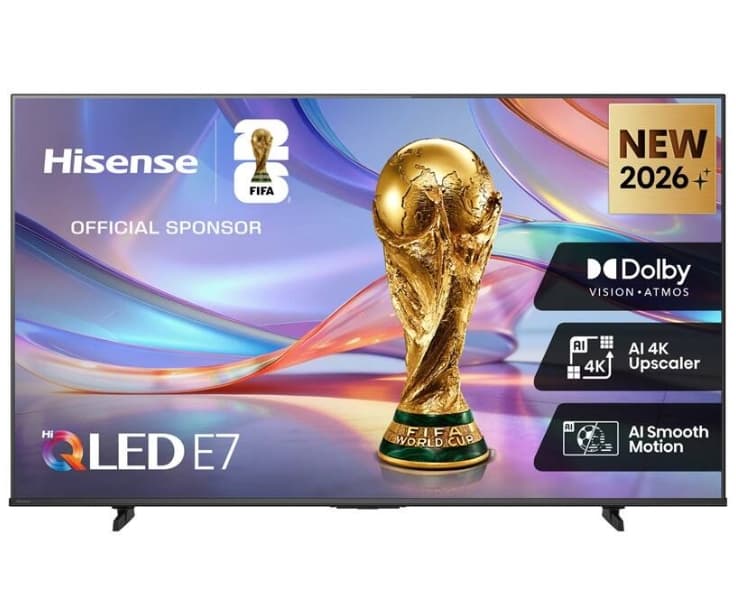 QLED 4K TV, Atmos, 20W, 139 cm, Hisense