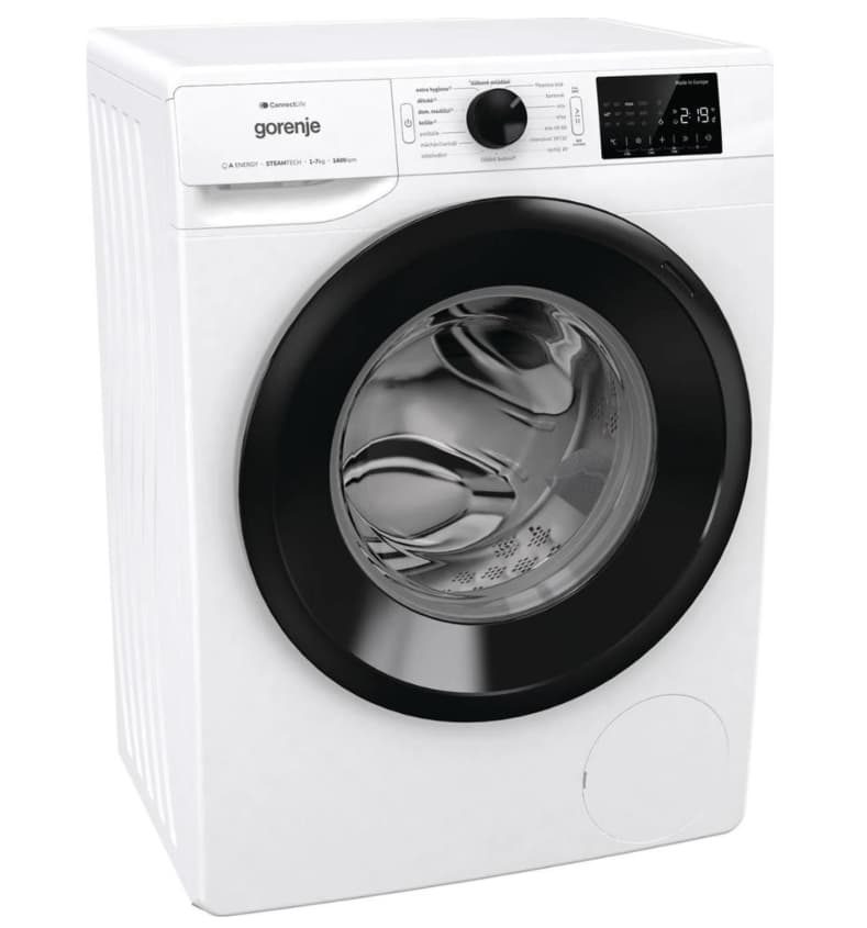 Parní pračka Gorenje 7 kg, 1400 ot., A, Wifi