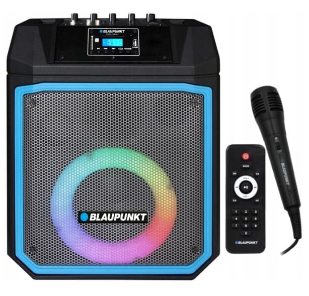 Přenosné repro Blaupunkt 500 W, FM, USB, karaoke