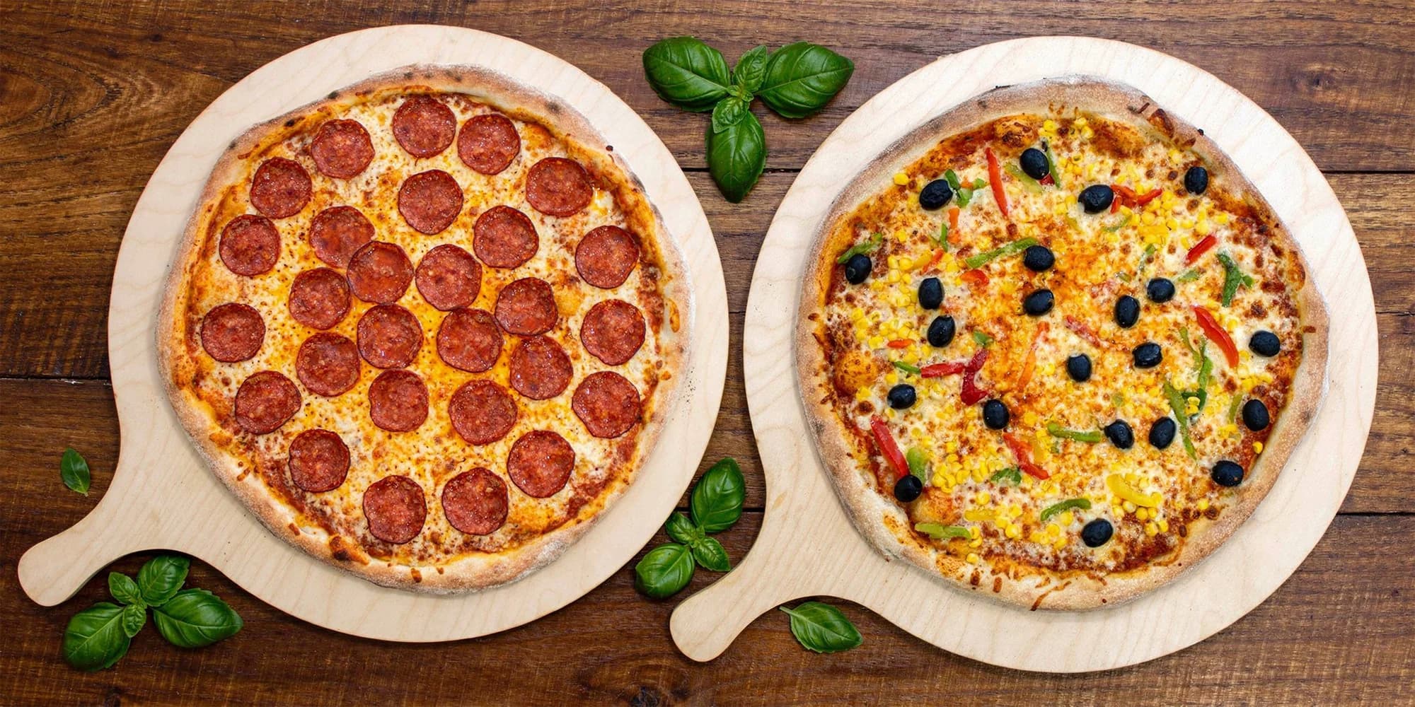Pizza podle výběru i s nápojem: 1/4 pro 1 osobu nebo celá pro 2 osoby