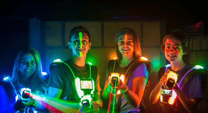 Mercuria Laser game Praha Braník - Spaceship aréna a Jungle aréna