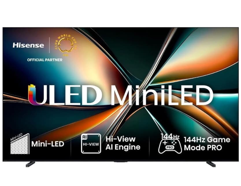 Mini LED 4K TV, Atmos, 165 Hz, 254 cm, Hisense