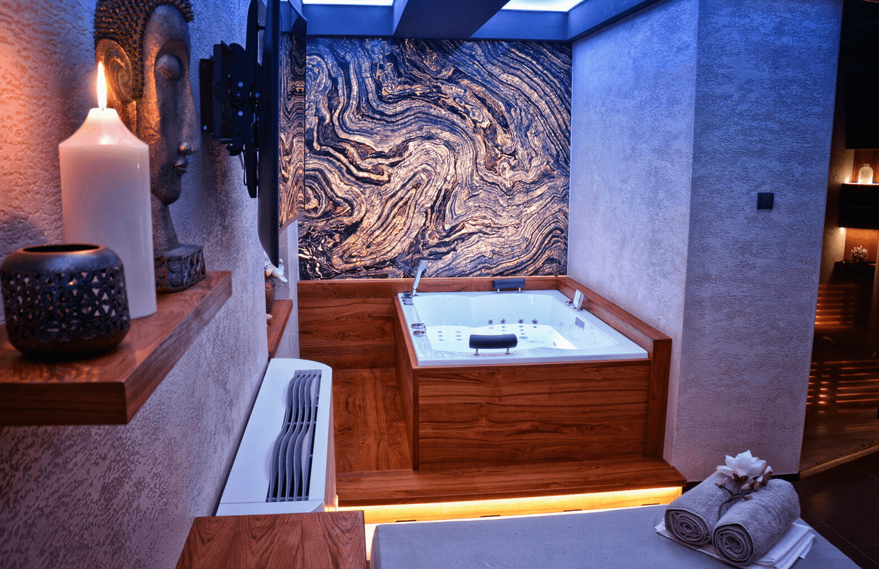 Luxusní privátní wellness v SB centru Chodov - sauna a vířivka až pro 4 osoby