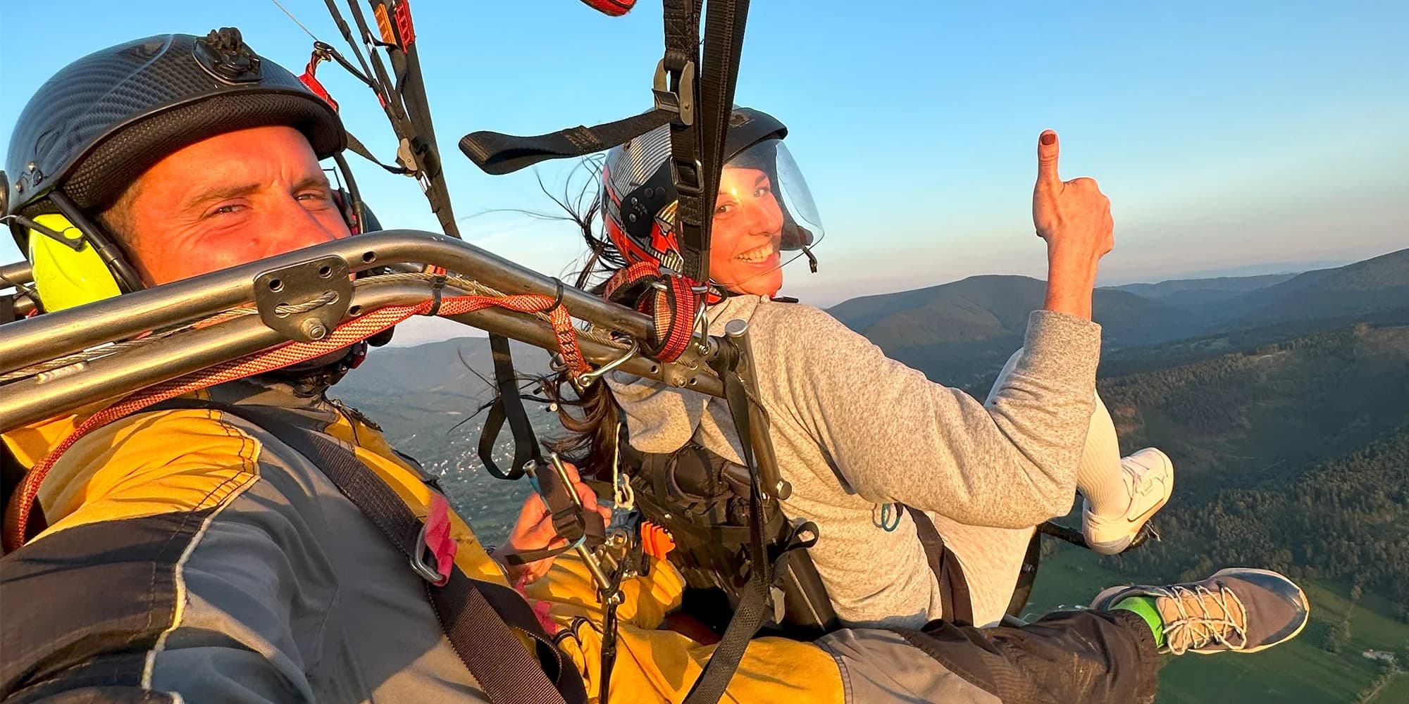 BožíLet na paraglidingové motorové tříkolce: 10–30 min. letu i sestříhané video