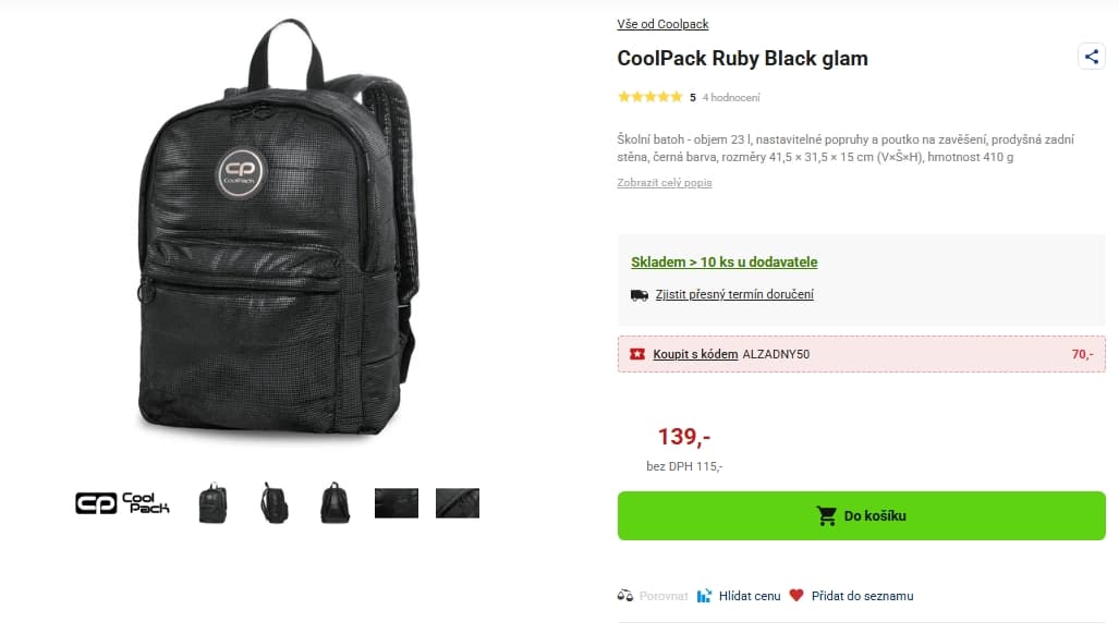 Batoh CoolPack 23 l.