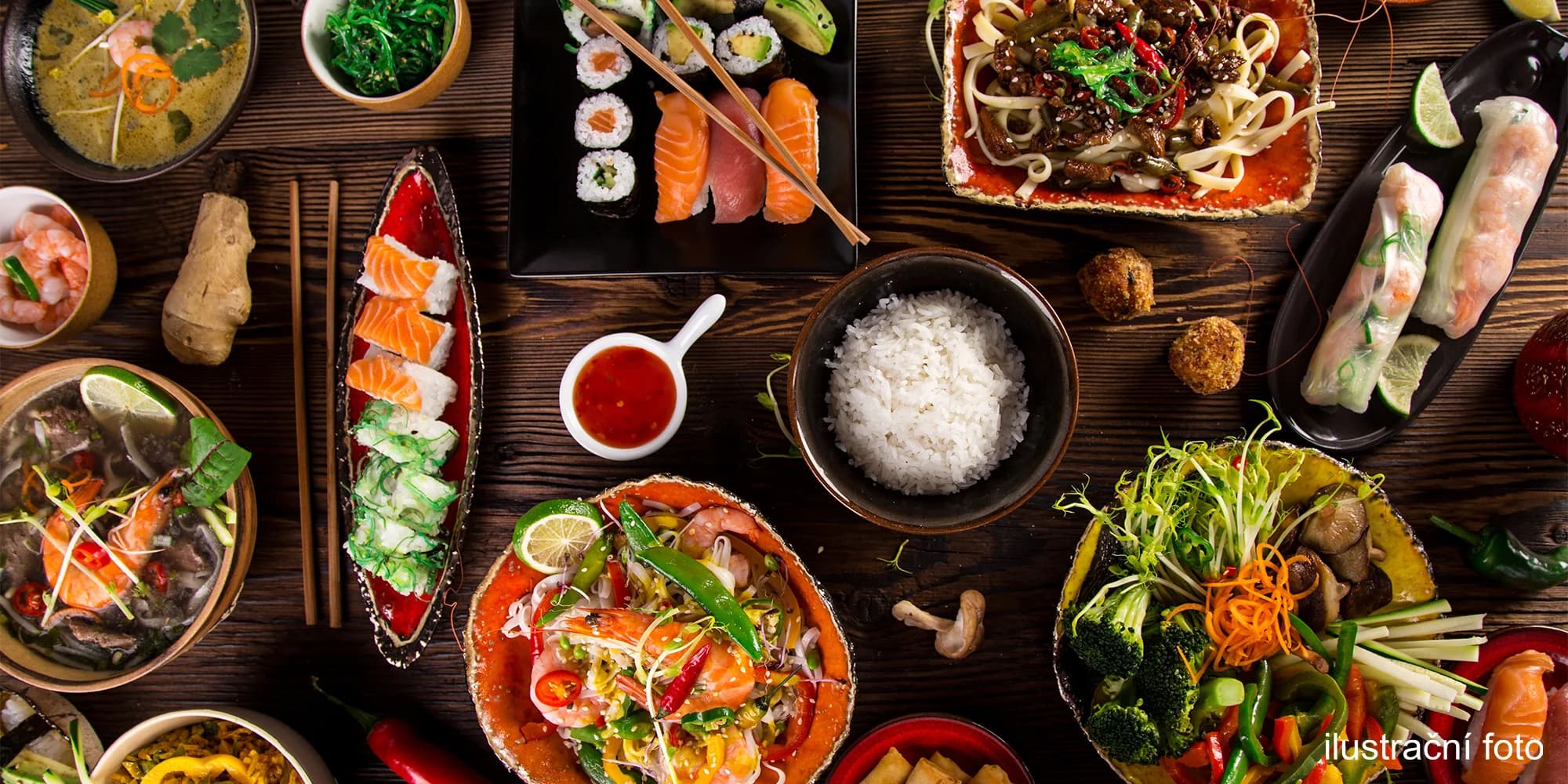 1 000 či 2 000 Kč na cokoliv v restauraci 2Kyo: sushi, saláty, asijské dobroty i nápoje