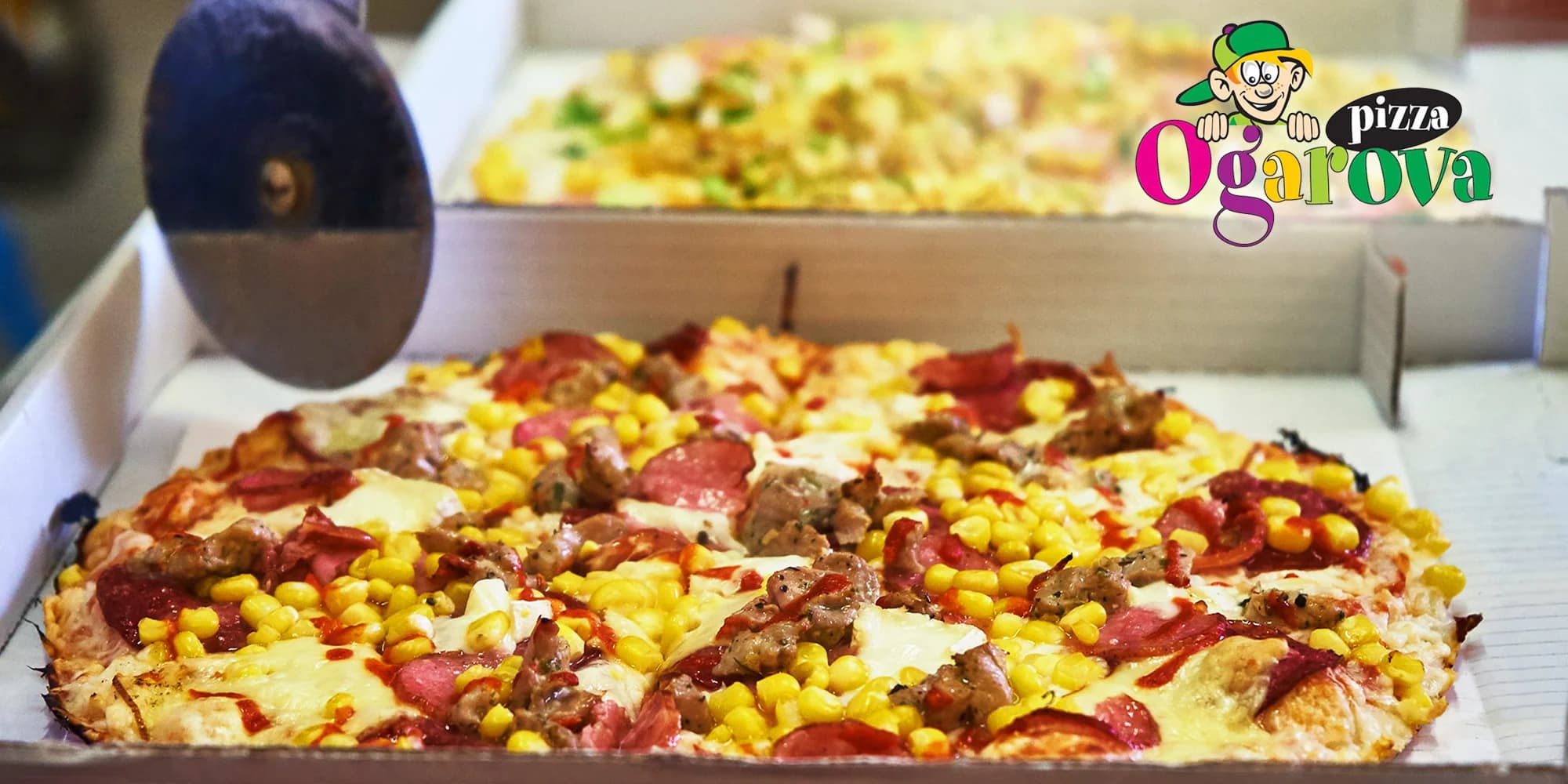2 poctivé Ogarovy pizzy: výběr ze 16 druhů, rozvoz po Zlíně a Otrokovicích