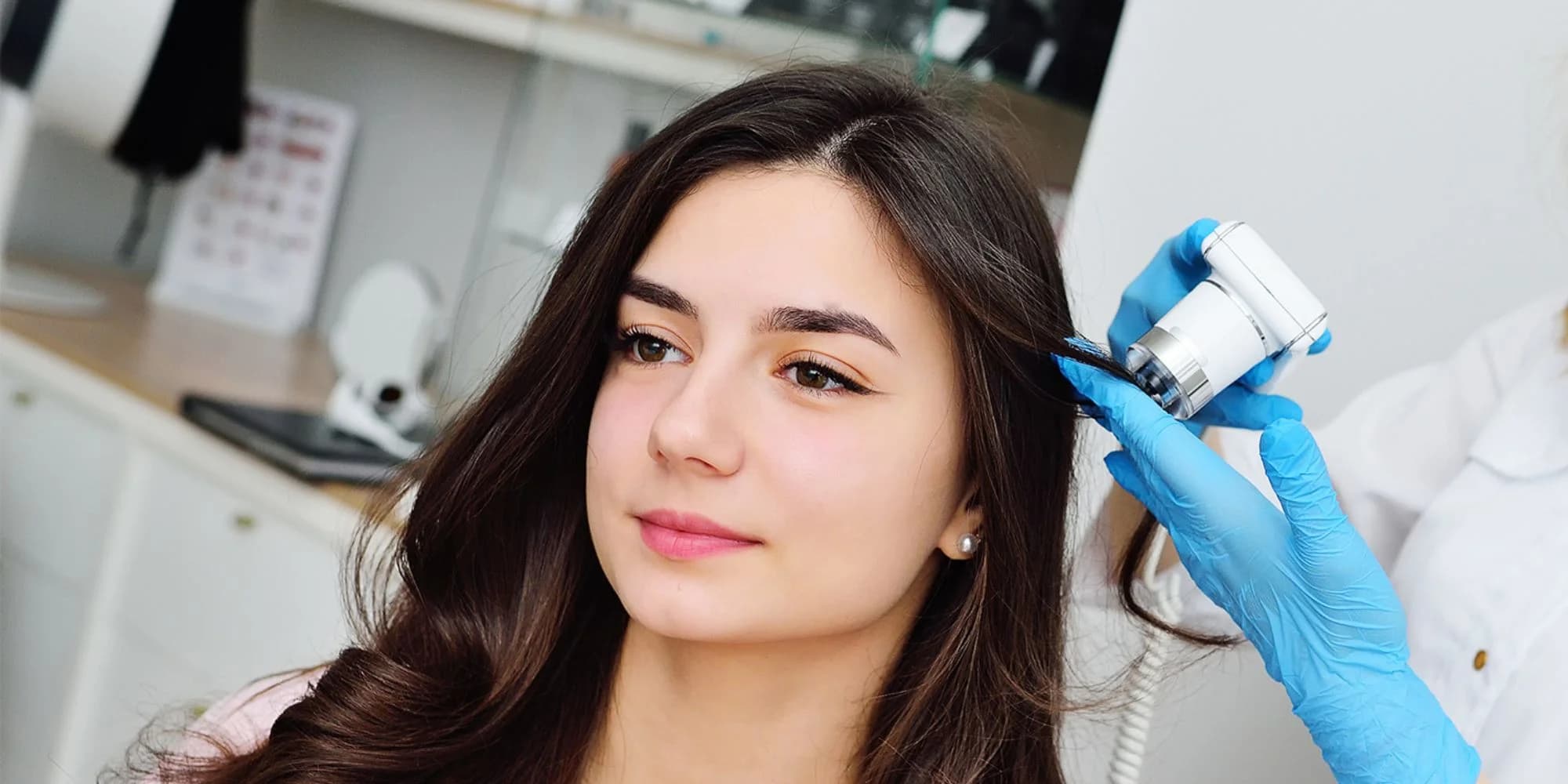 Profesionální diagnostické vyšetření vlasové pokožky s konzultací