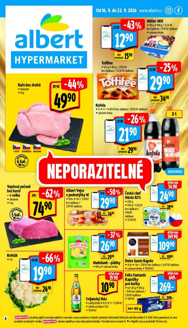 Albert hypermarket leták 16.-22.9.