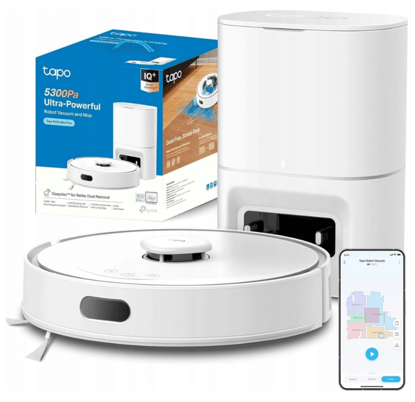 Robot vysavač/mop/ stanice TP Link 3 litry